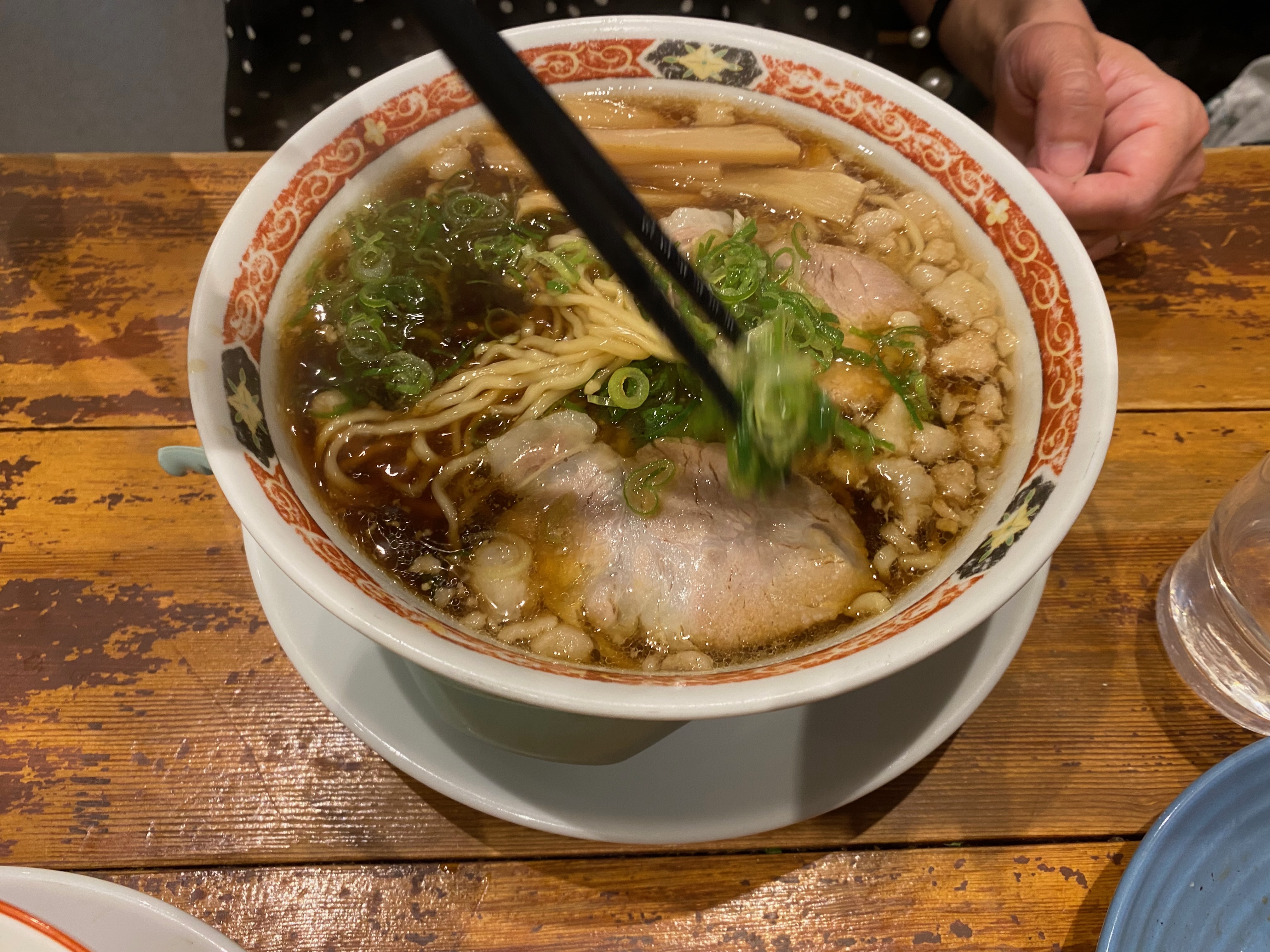 まるぼしラーメンのアップ